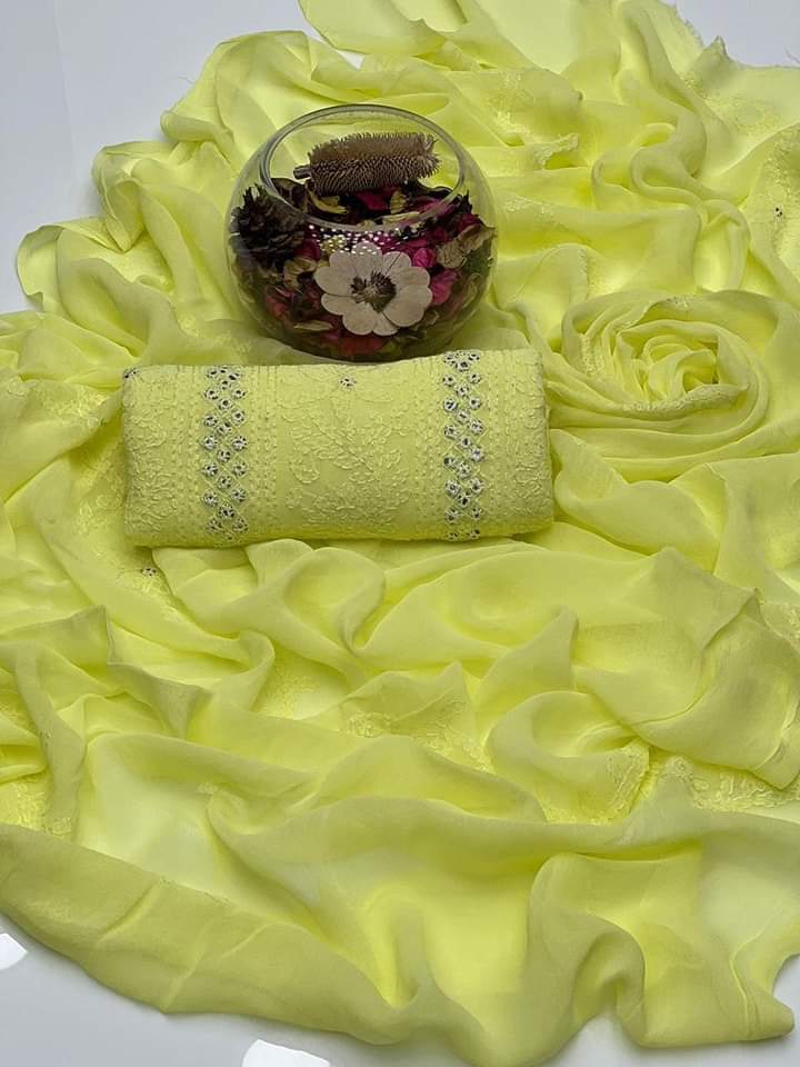 Stuff shafoon  Handmade  Shadow Sheesha gala  Full jall with dupatta bail 2 piece suits