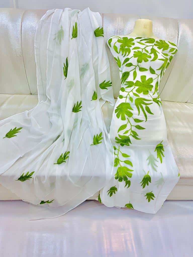 Name .aar pata damanStuff .ShiffonHandmade work2pc suit