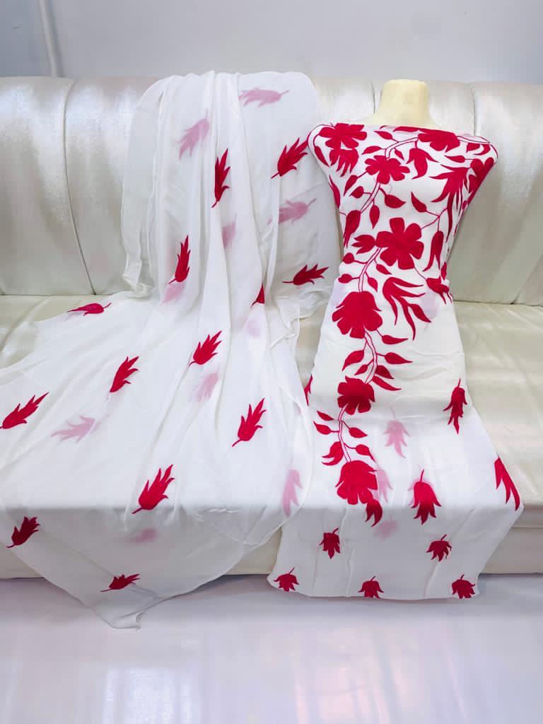 Name .aar pata damanStuff .ShiffonHandmade work2pc suit