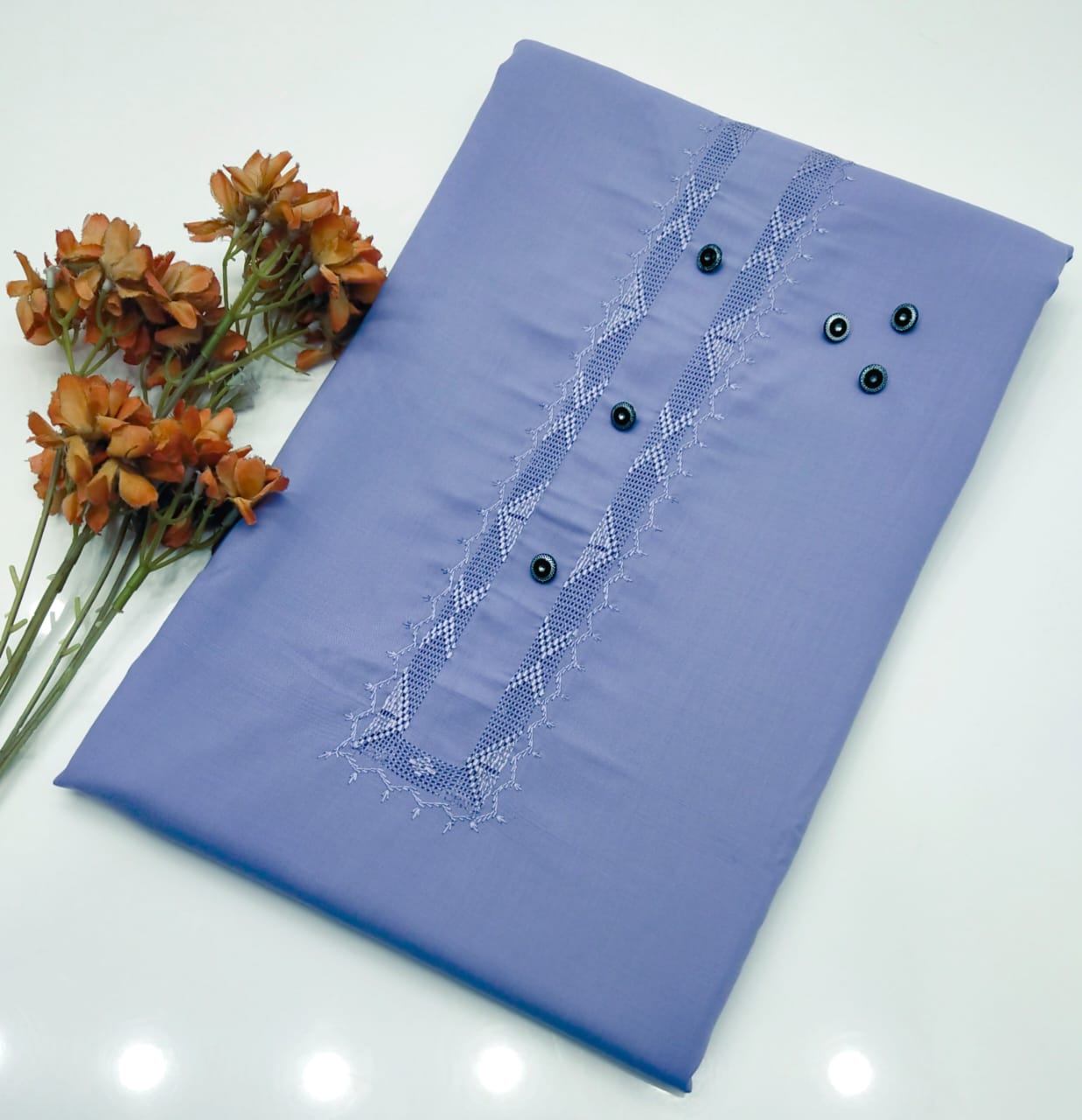 Hand Embroidery Takashi Gala Neat work